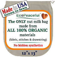 Cotton nut milk bag