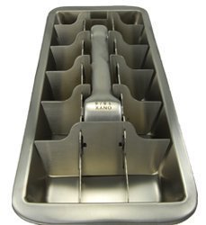 Metal ice cube tray with a release lever! : r/nostalgia