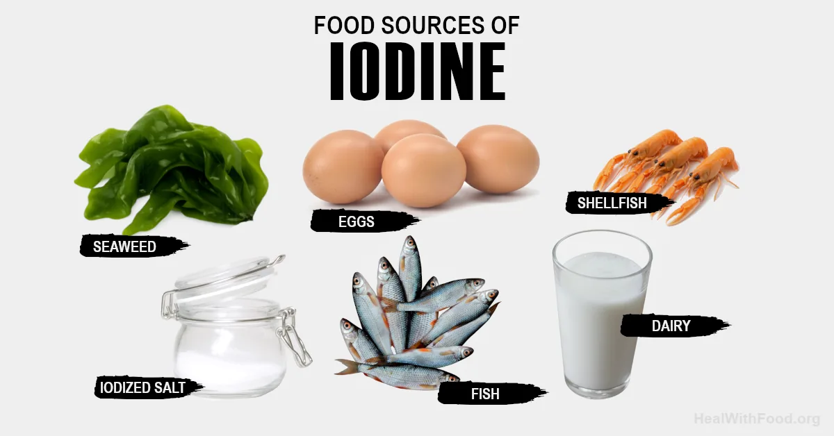 Iodine food sources