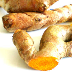 Convert fresh turmeric to powder