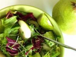 Recipe for radicchio and pear salad