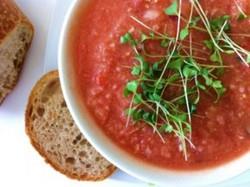 Healthy Gazpacho Soup with Nutrition Facts