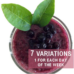 Blueberry and Aroniaberry Smoothie