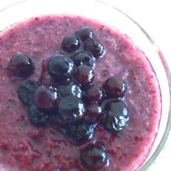 Blueberry Flaxseed Smoothie