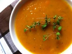 Sweet Potato Soup With Thyme