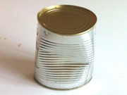 dented can